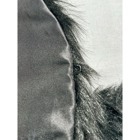 Gianni Bini Faux Fur Black vest women's medium fashion‎ - Picture 9 of 9